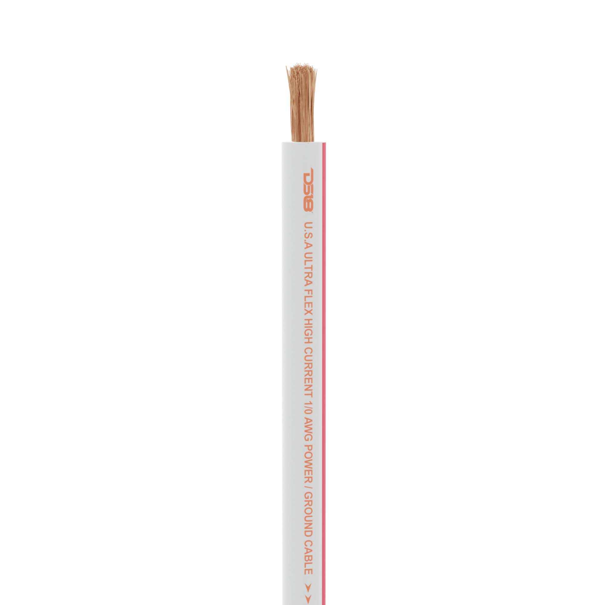 0-GA Marine Grade Tinned 100% Copper OFC Power Wire -25 Feet