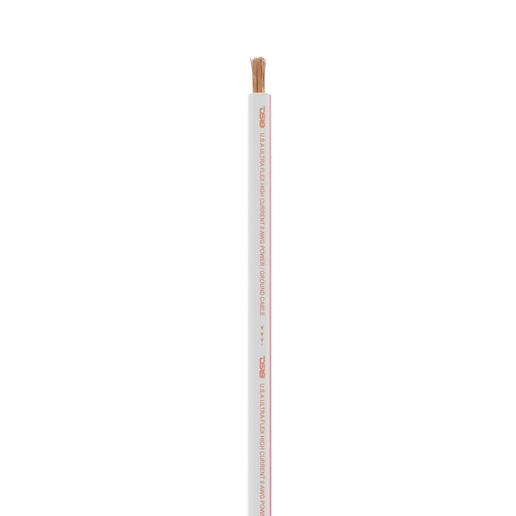 8-GA Marine Grade Tinned 100% Copper OFC Power Wire -100 Feet