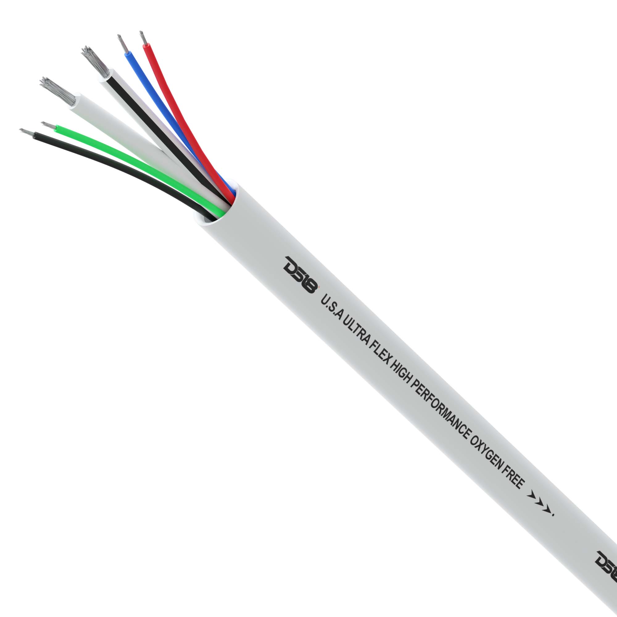 Marine Tinned OFC 18-GA Rgb Wires with 12-GA Speaker Wires 100 Feet