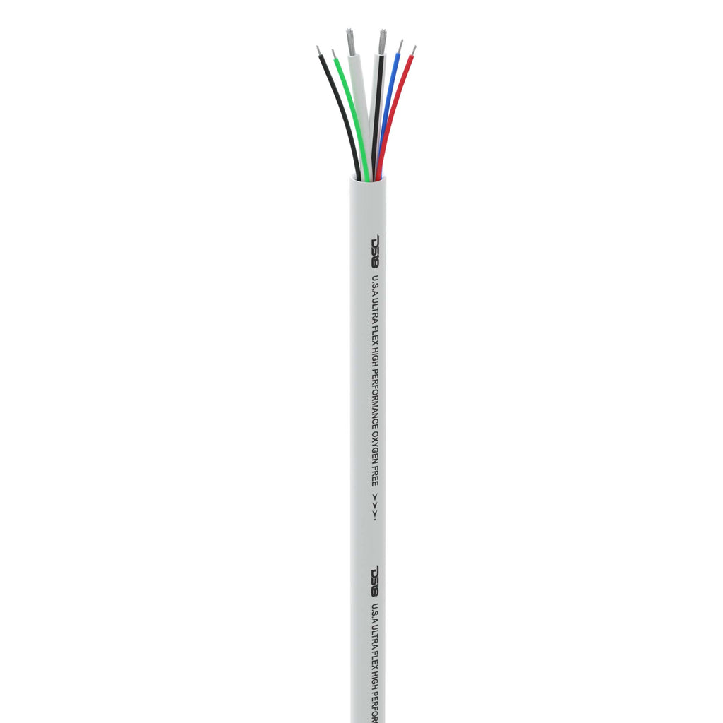 Marine Tinned OFC 18-GA Rgb Wires with 12-GA Speaker Wires 100 Feet