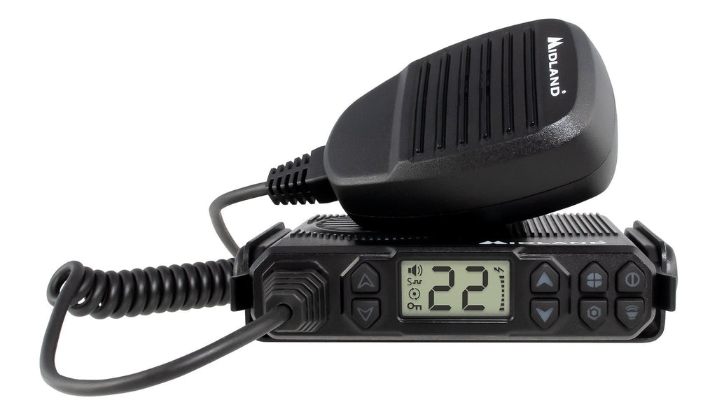 Midland Micro Mobile 5 Watt GMRS Radio with Weather and Magnetic Mount Antenna [A]