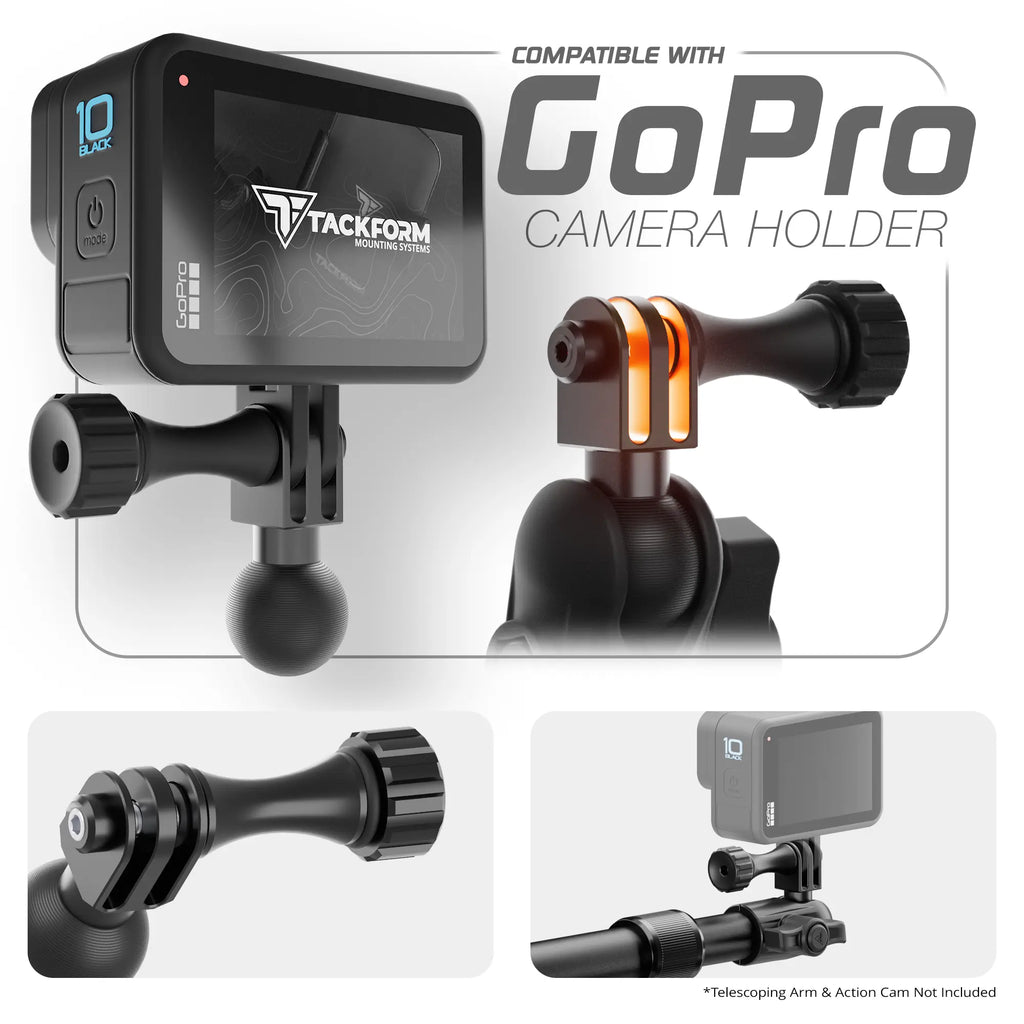 Expedition Essentials Dash Mount With Dual Phone Holders, GoPro and CB Mic Holders | 2021-2025 Ford Bronco & Bronco Raptor (Non-Sport)