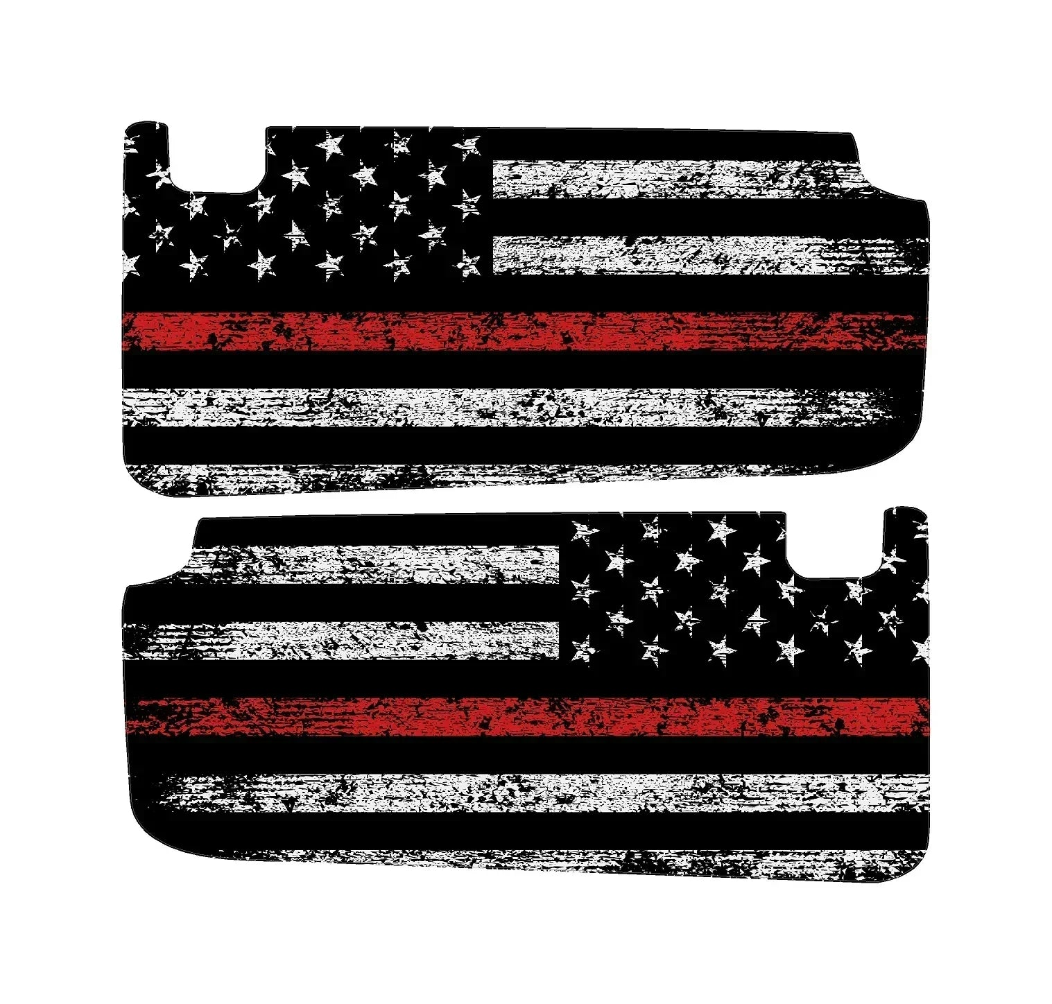 Freedom Series Sun Visor Overlays - 2018+ Wrangler JL / Gladiator JT