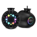 6.5" NXL-iQ Marine Short Tower Coaxial Speakers with Digital LED Lights, 150W RMS, 300W Max, 4-Ohm