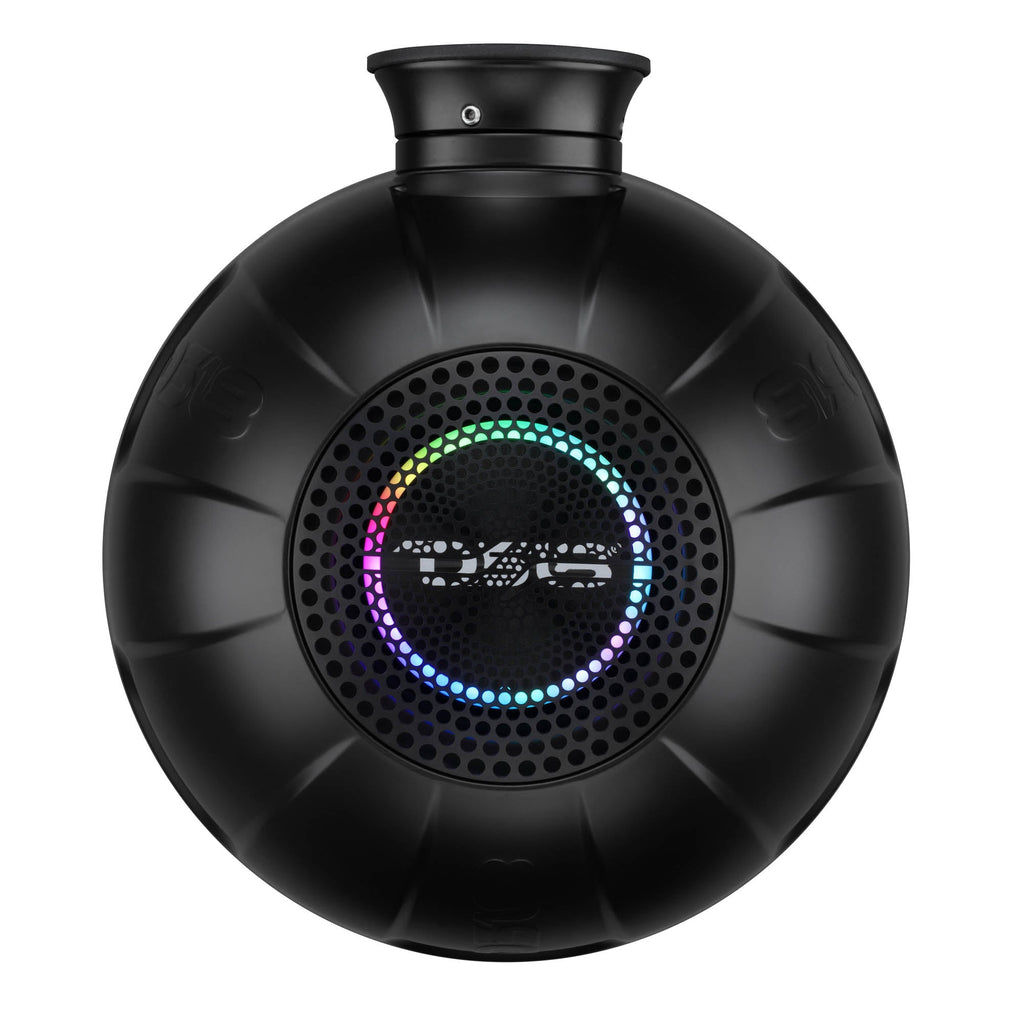 8" NXL-iQ Marine Short Tower Coaxial Speakers with Digital LED Lights, 175W RMS, 350W Max, 4-Ohm
