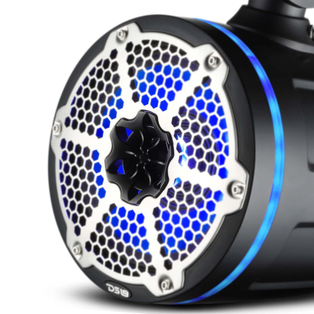 Bronco 6th Gen Mounting Tube Bundle with Dual 8" Marine Tower Speakers with RGB LED Lights
