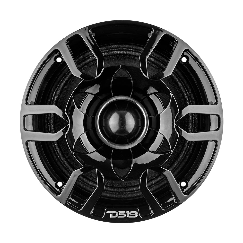 6.5" Speaker Grill with Built-in 1.75" Voice Coil Neodymium Bullet Tweeter 250 Watts