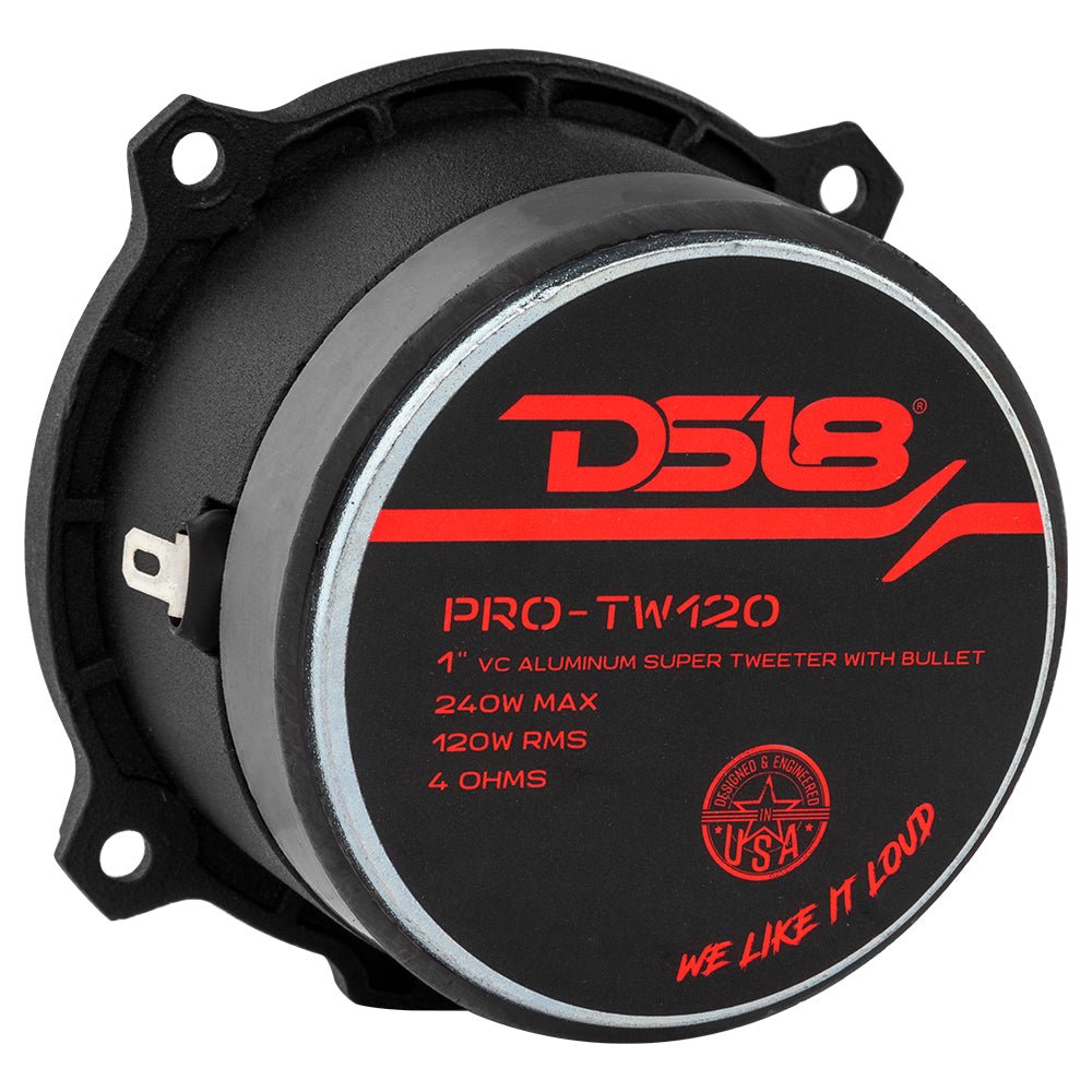3” PRO Aluminum Super Bullet Tweeter – 240 Watts with Built in Crossover