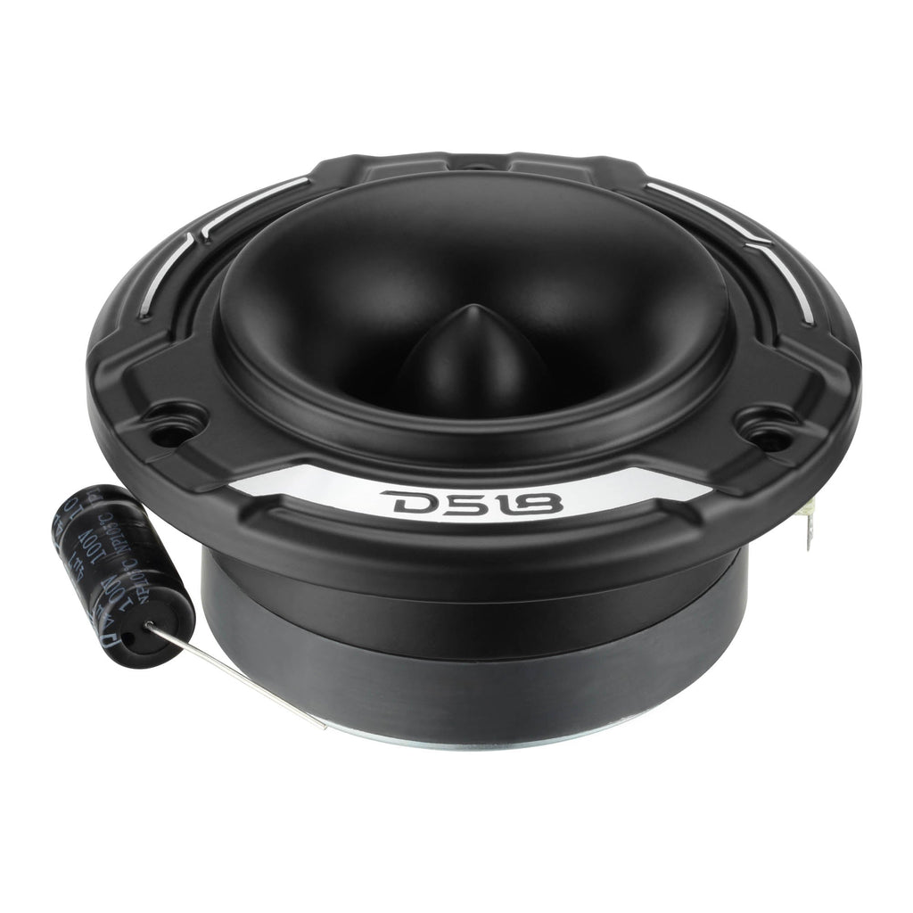 3.8" Shallow-Mount Super Bullet Compression Tweeter with 1" Aluminum Voice Coil | 100 Watts RMS 4-Ohm