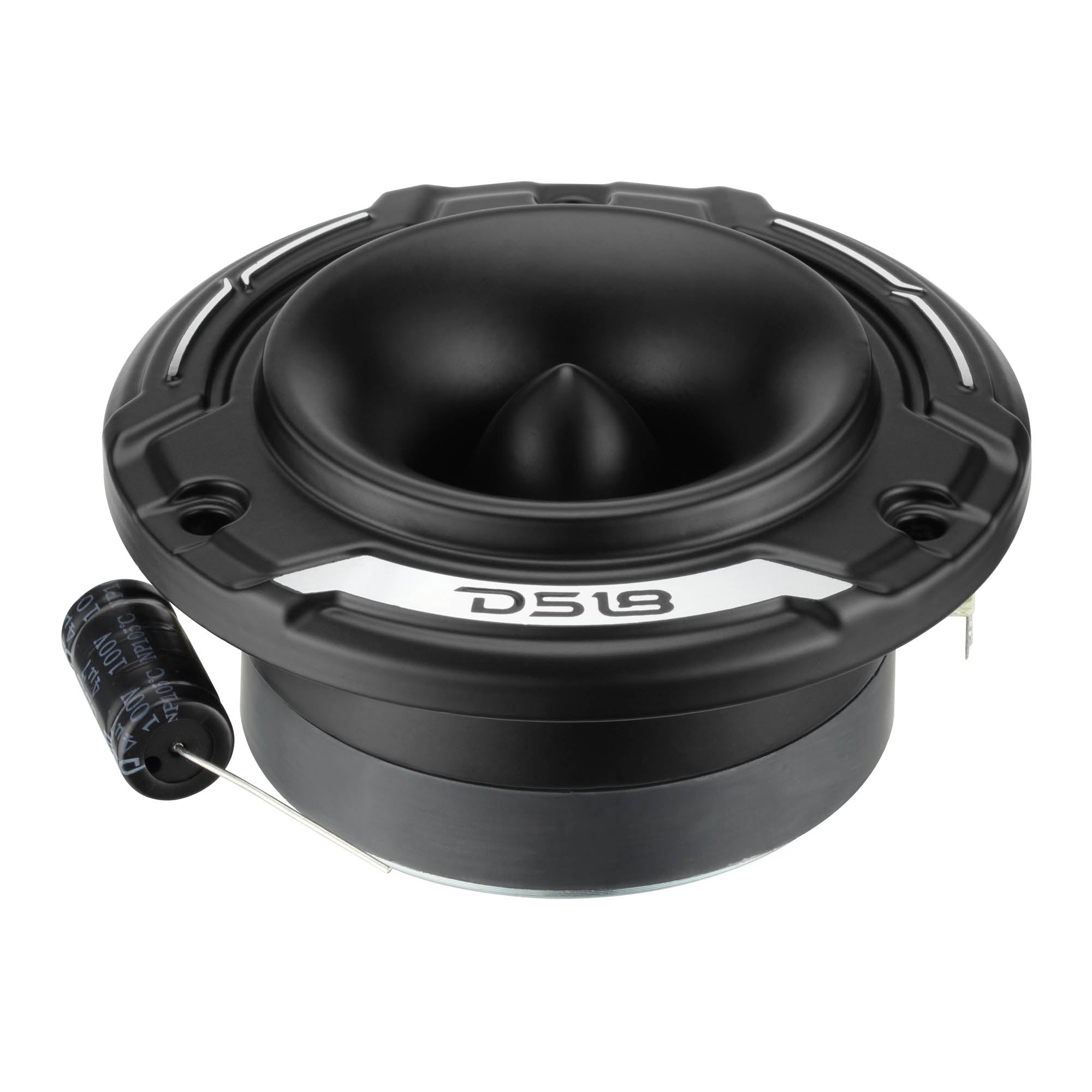 3.8" Shallow-Mount Super Bullet Compression Tweeter with 1" Aluminum Voice Coil | 100 Watts RMS 4-Ohm