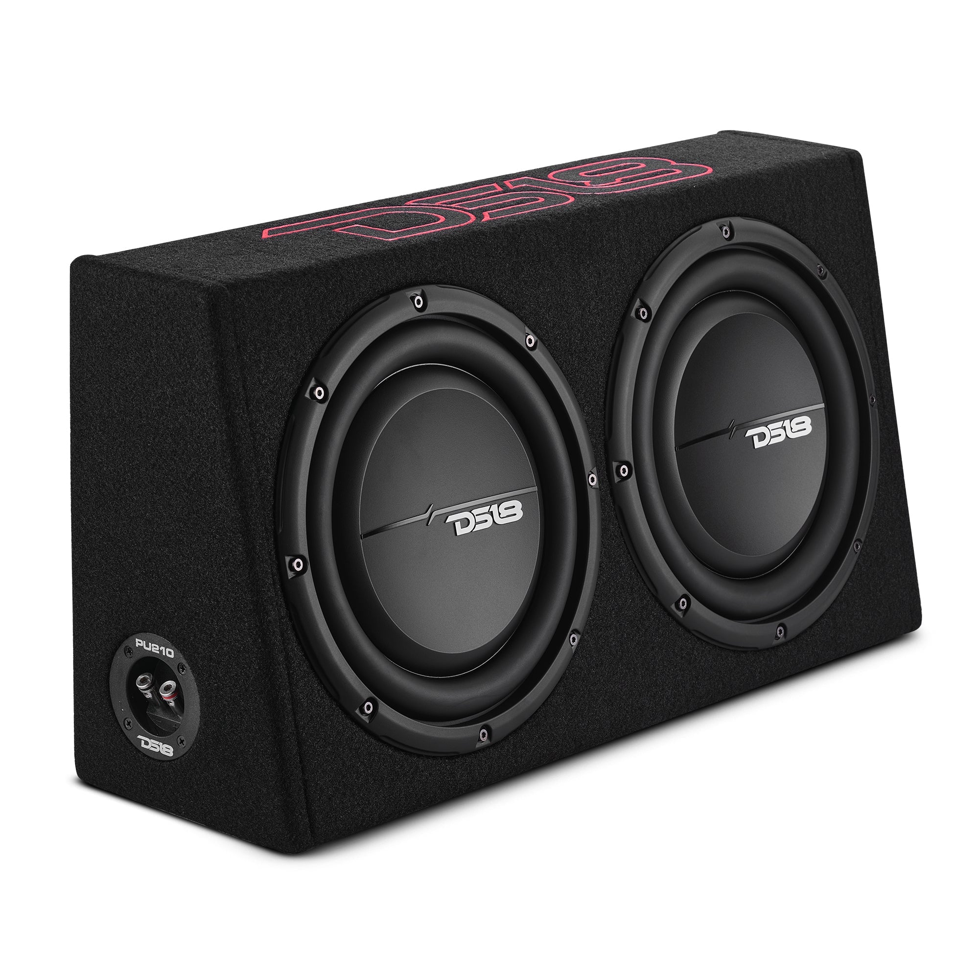 Loaded 10” Subwoofer + Passive Radiator Enclosure for Pickup Trucks
