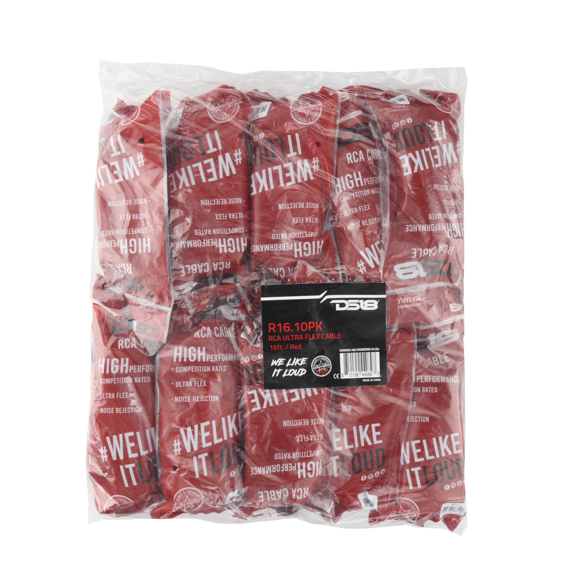 Level 2 RCA 100% Copper OFC 16 Feet - Pack 10 pieces