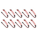 Level 2 RCA 100% Copper OFC Y Connector 1 FEMALE to 2 MALE - 10 Pack