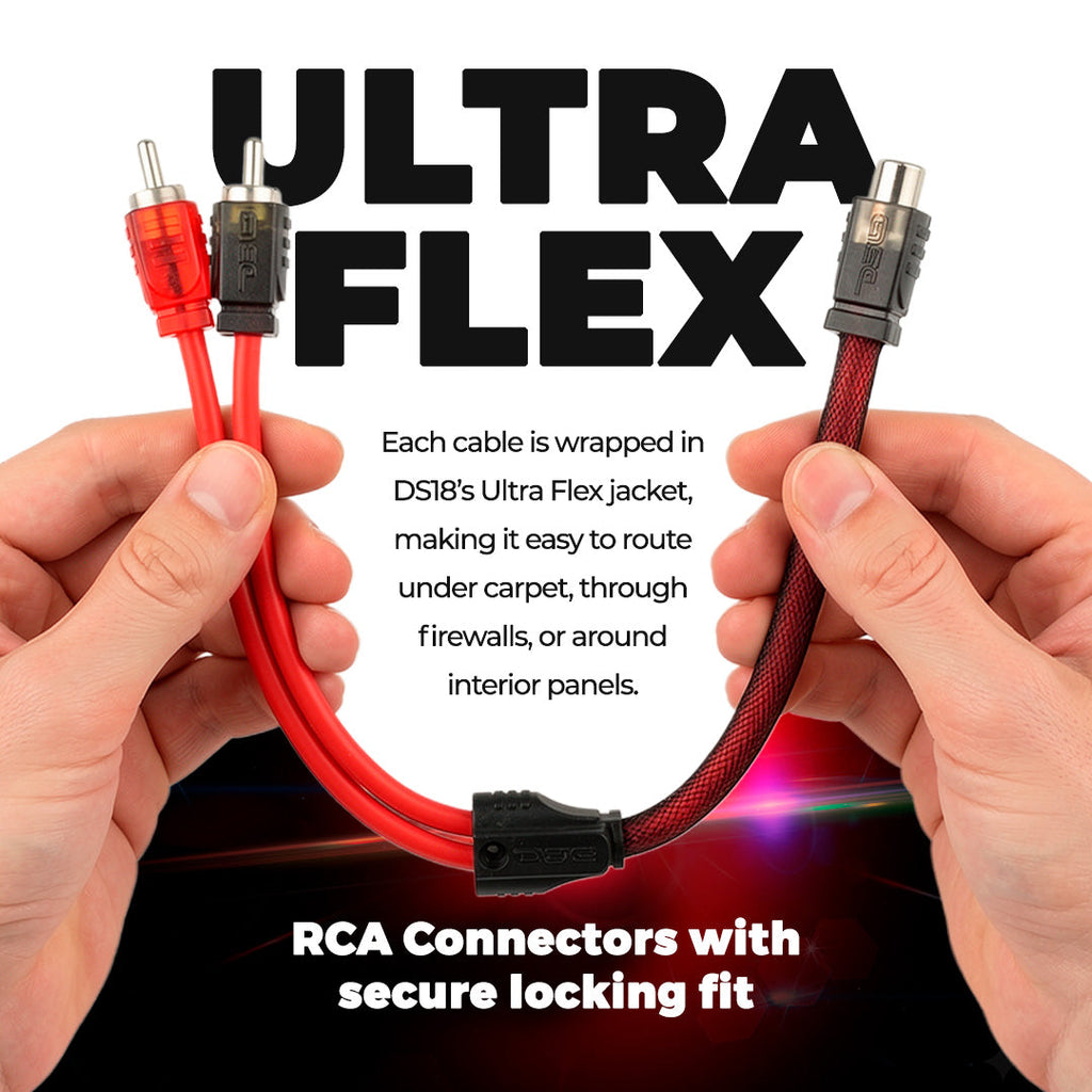 Level 2 RCA 100% Copper OFC Y Connector 1 FEMALE to 2 MALE - 10 Pack
