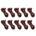 16 ft Ultra Flex 100% OFC RCA Cable Wire – 10-Pack