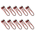 1 ft Ultra Flex 100% OFC RCA Cable Wire – 10-Pack