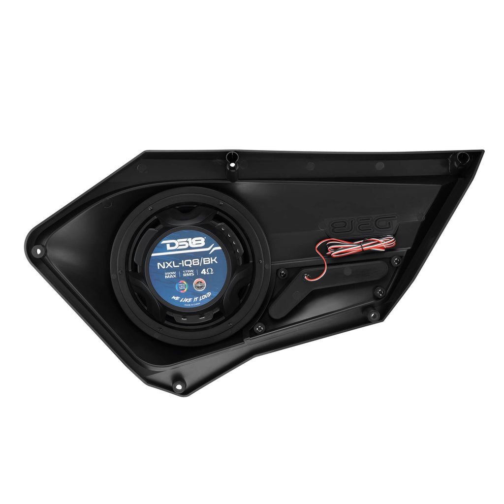 Polaris RZR Front Door Panels Loaded with NXL-IQ/BK 8" Coaxial Speakers