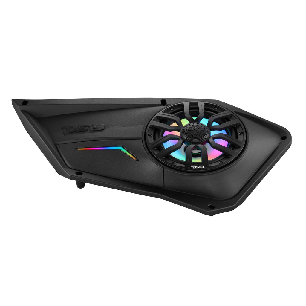 Polaris RZR Front Door Panels Loaded with NXL-IQ/BK 8" Coaxial Speakers