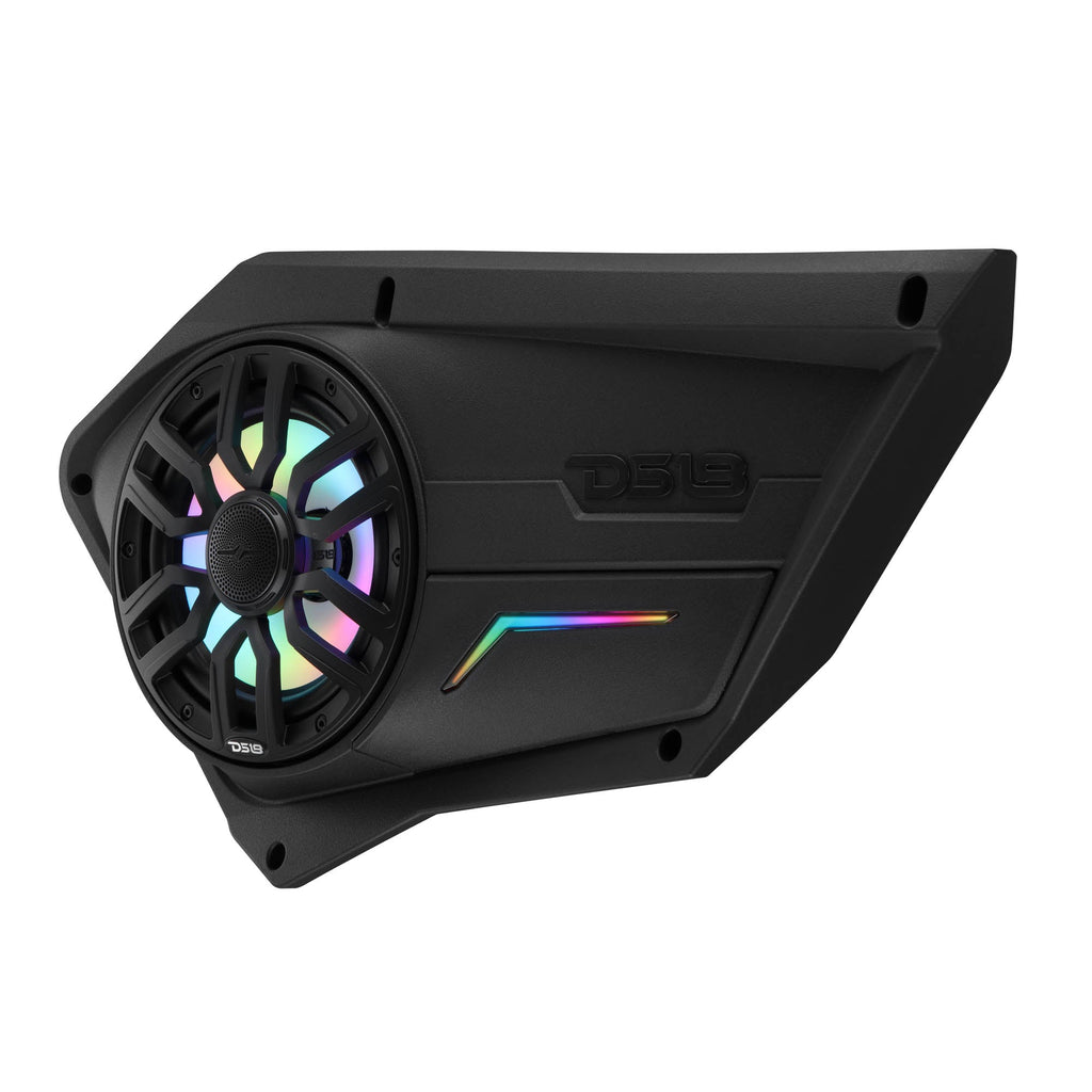 Polaris RZR Front Door Panels Loaded with NXL-IQ/BK 8" Coaxial Speakers