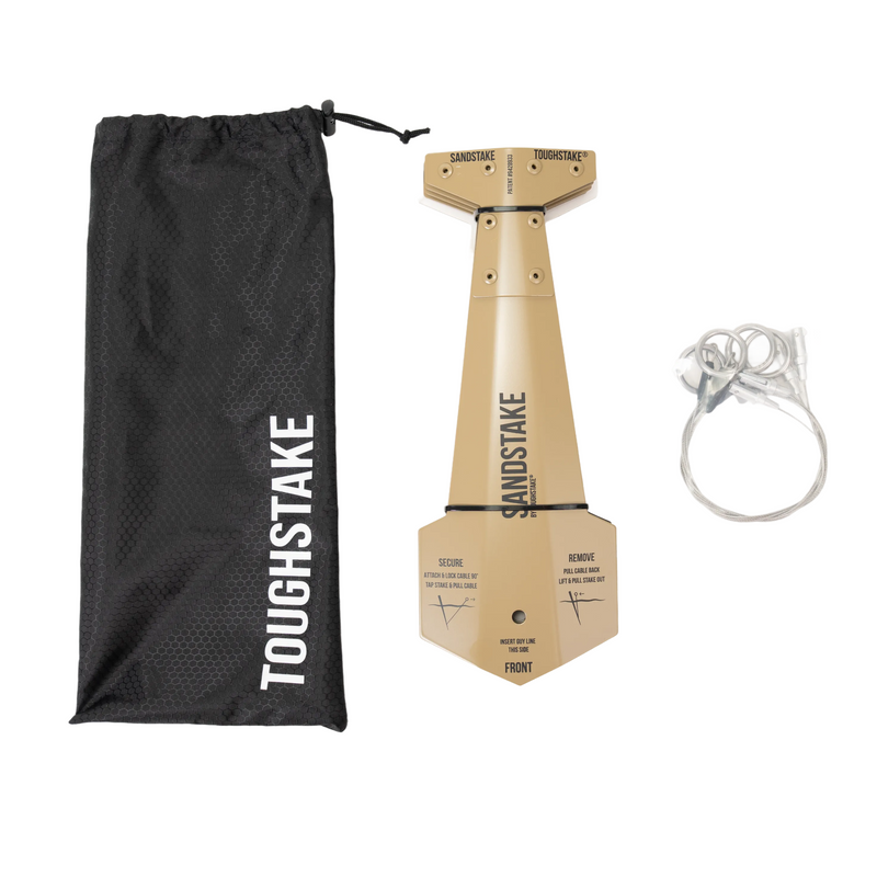 Rollercam Aluminum Toughstake Sandstake (Pack of 2)