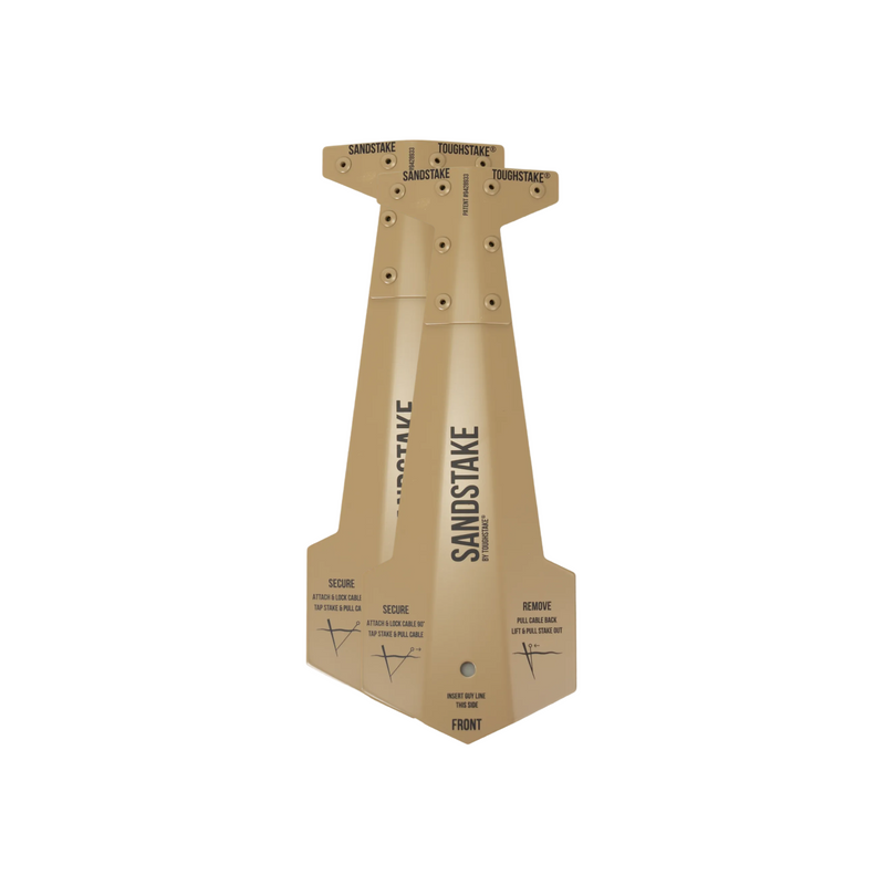 Rollercam Aluminum Toughstake Sandstake (Pack of 2)