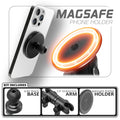 MagSafe Phone Holder | Slim Track Base | 3.5" DuraLock Arm