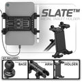 Metal Tablet Holder | Slim Track Base | 3.5" DuraLock Arm
