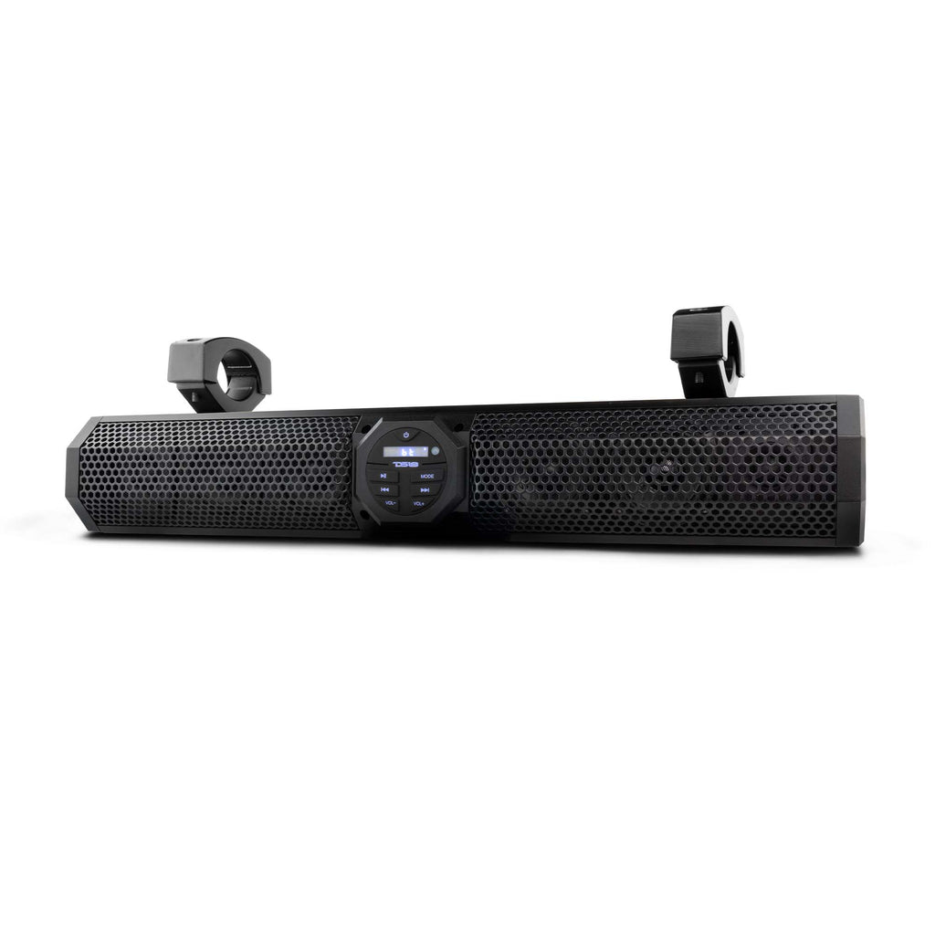 24" Marine Amplified with Bluetooth Sound Bar Speaker System 6 Speakers 600 Watts