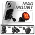 Magnetic Phone Holder | Slim Track Base | 2" DuraLock Arm