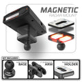 Magnetic Radar Detector Mount | Slim Track Base | 2" DuraLock Arm