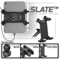 Metal Tablet Holder | Slim Track Base | 2" DuraLock Arm