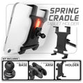 Tablet Spring Cradle | Slim Track Base | 2" DuraLock Arm