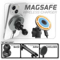 MagSafe Charging Phone Holder  | Slim Track Base | 6" DuraLock Arm
