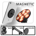 Magnetic Tablet Holder | Slim Track Base | 6" DuraLock™ Arm