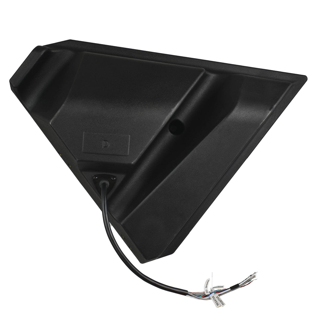 Polaris Slingshot Front Kick Empty Panel Pods With Digital LED Lights fits 2 x 6.5" Speakers and 2 x 3.8" Bullet Tweeters | 2015 - Current