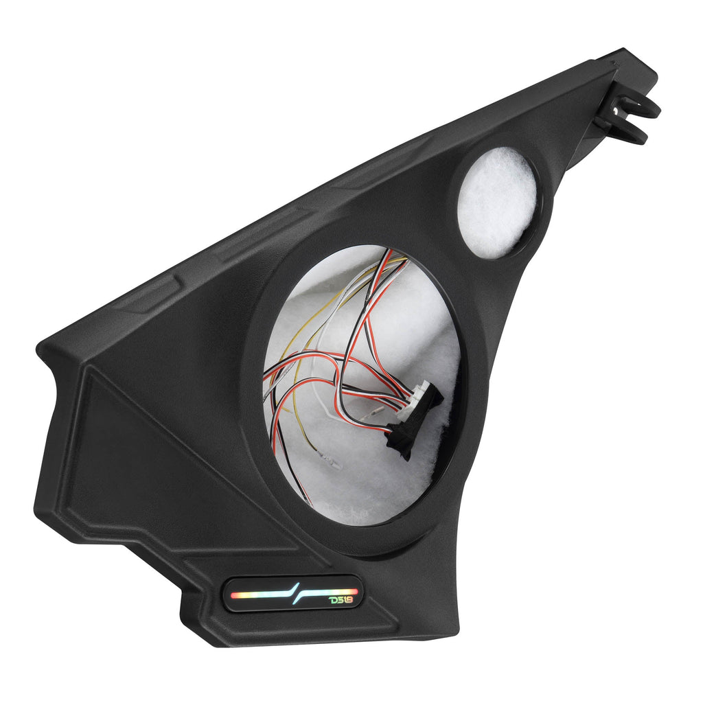 Polaris Slingshot Front Kick Panel Speaker Pods – Empty Enclosure for 8" Speakers and 3.8" Tweeters | 2020 - Current