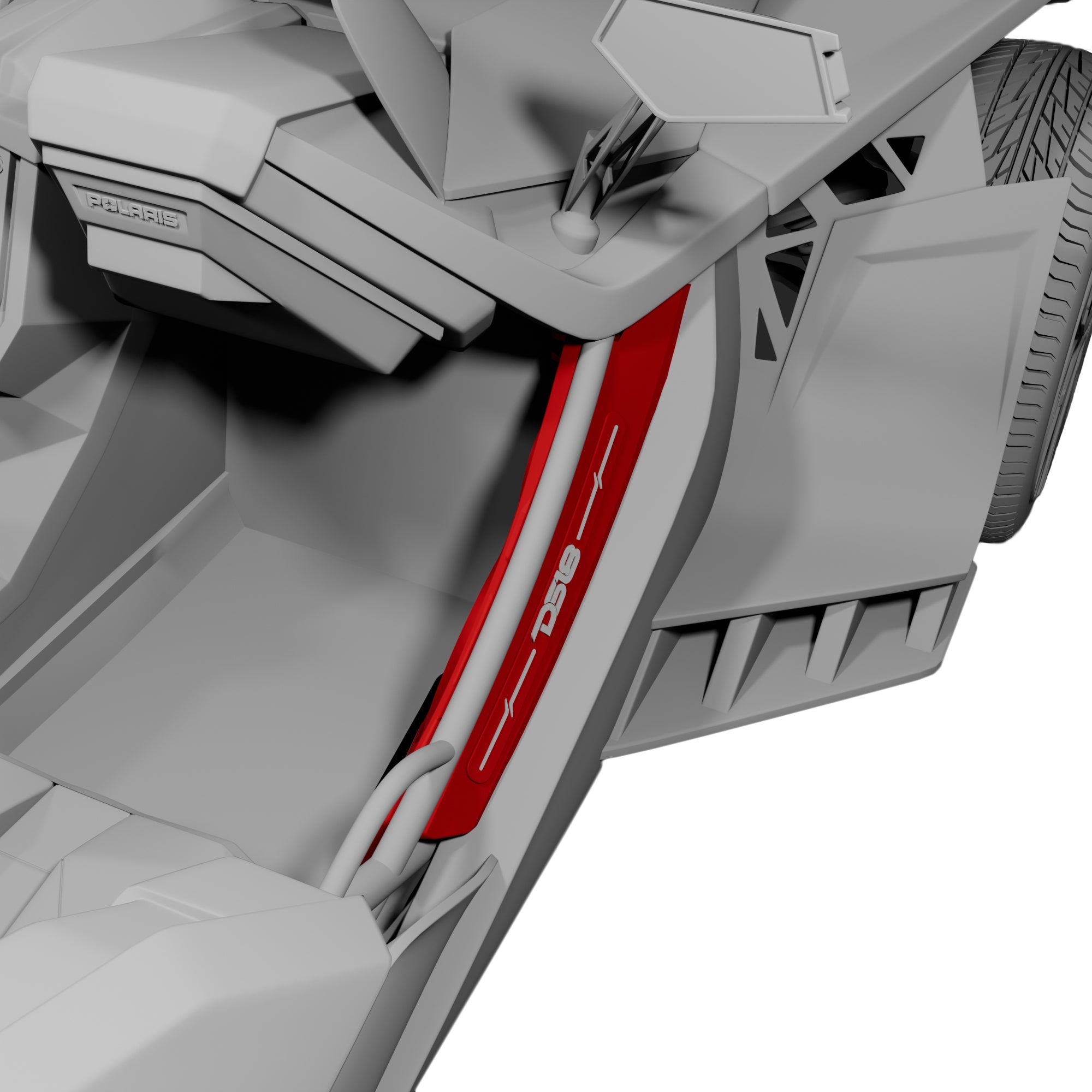 Polaris Slingshot Front Kick Panel Speaker Pods – Empty Enclosure for 8" Speakers and 3.8" Tweeters | 2020 - Current