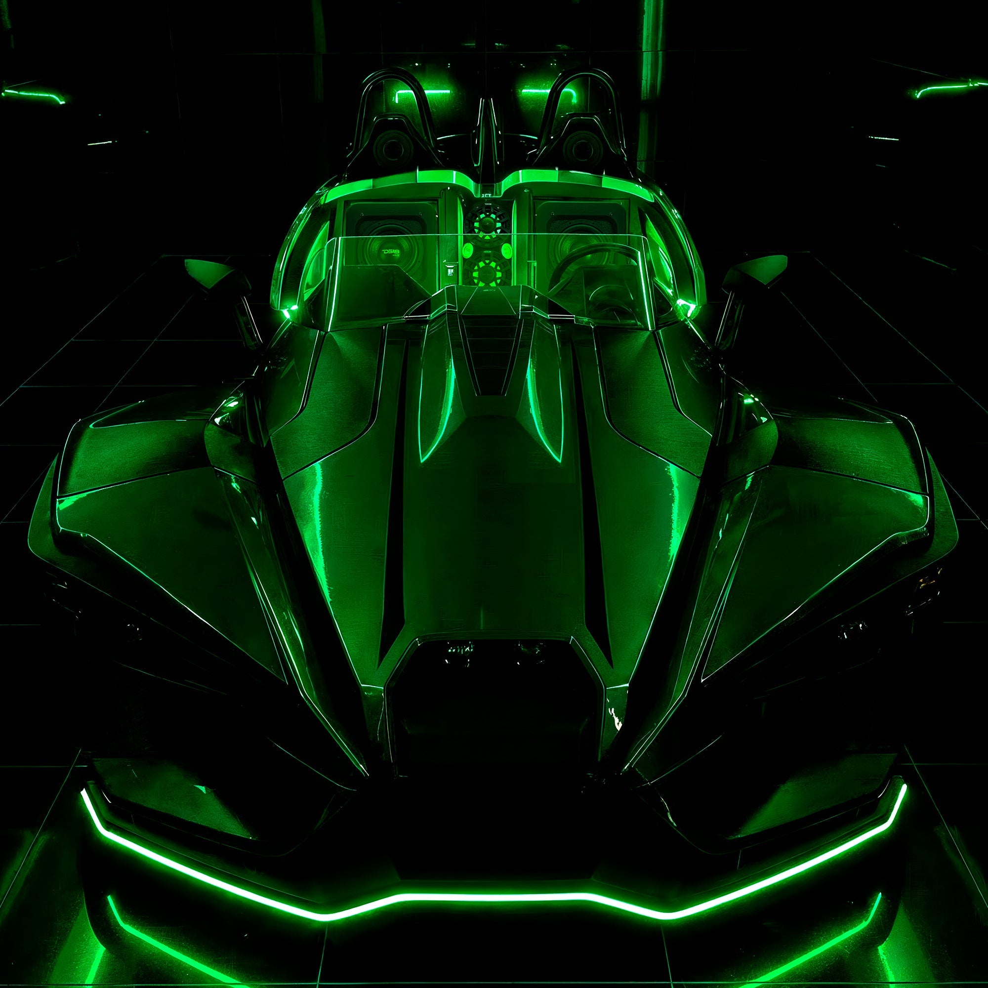 Polaris Slingshot Loaded Rear Sealed 10" Subwoofer Enclosure | Fits Either Passenger or Driver Side | 2015 - Current