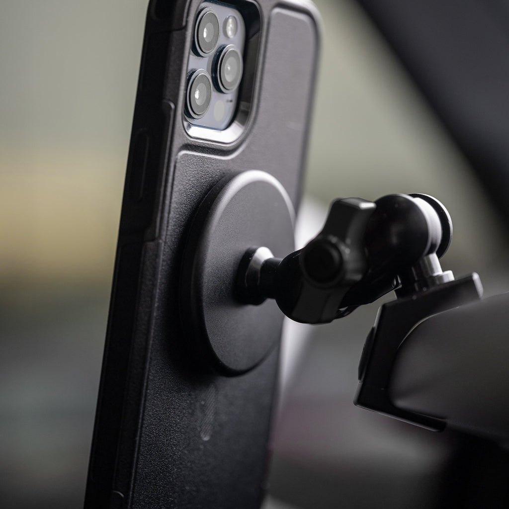 2021-2026 Ford Bronco LINK™ MagSafe Phone Mount With Top Dash Clip | 2" Arm | 6th Generation | (NOT FOR LEATHERETTE STITCHED DASH)
