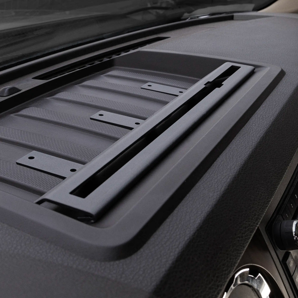2008-2016 Ford Super Duty & 2011+ F-650/750 Tackform Slim Track Dash Bracket | Build Your Own