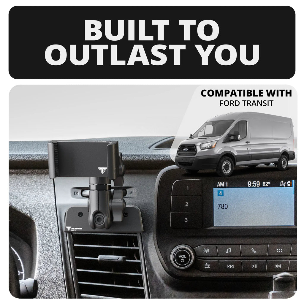 2020+ Ford Transit LINK™ Vent Mount Bracket With 20LITE Phone Holder | 3.5" Arm | (Not Compatible With Transit Connect)
