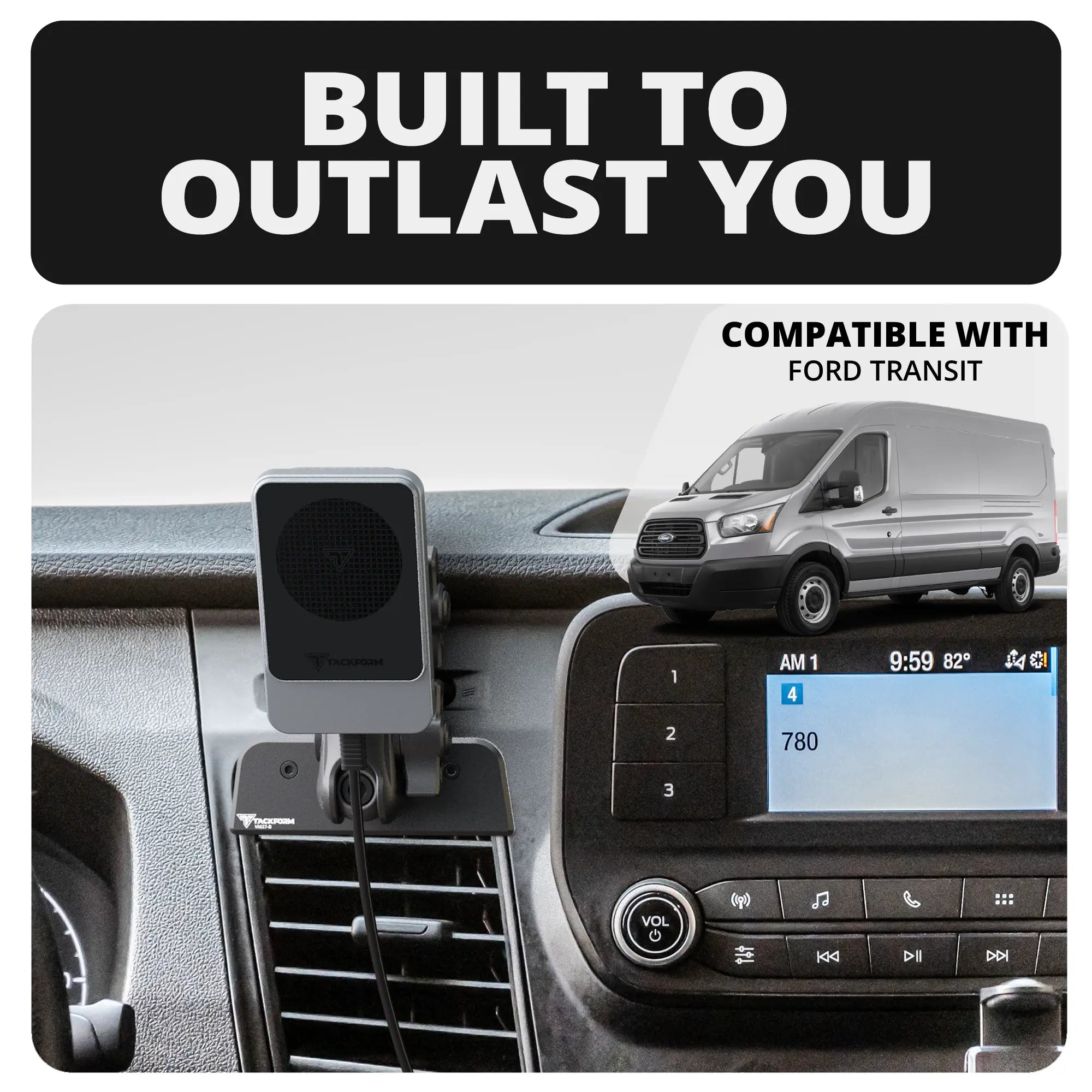 2020+ Ford Transit LINK™ Vent Mount Bracket With MagSafe Charging Phone Holder | 3.5" Arm | (Not Compatible With Transit Connect)