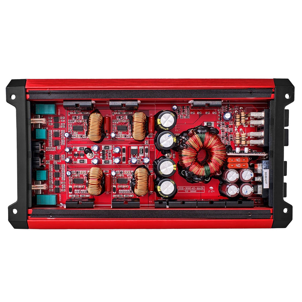 SXE Class D 4-Channel  Full-Range Amplifier 4 x 200 RMS @ 4-Ohm 3000 Watts