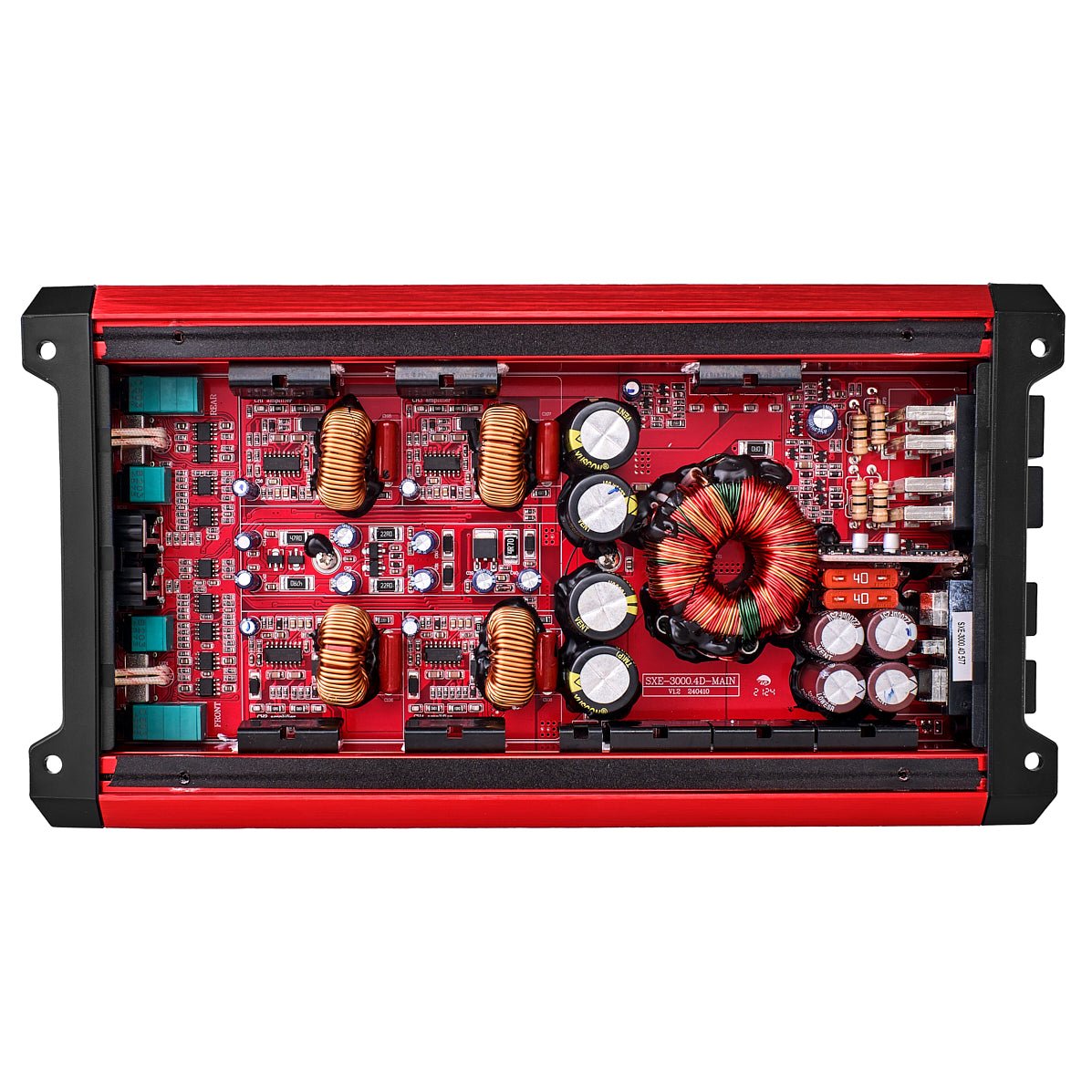 SXE Class D 4-Channel  Full-Range Amplifier 4 x 200 RMS @ 4-Ohm 3000 Watts