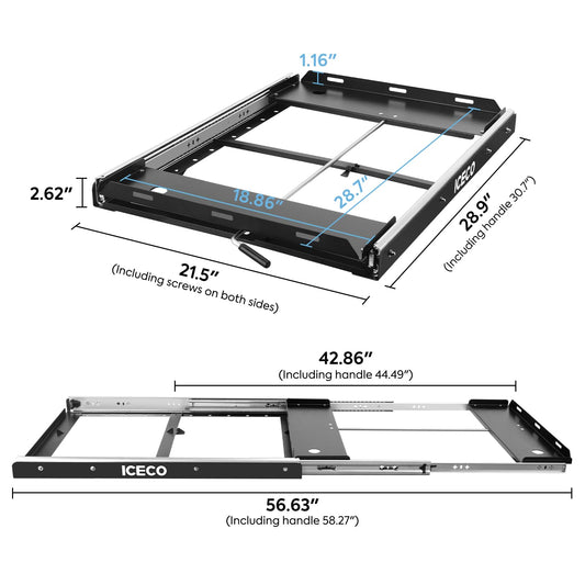 ICECO VL60Pro/APL55 Mounting Slide