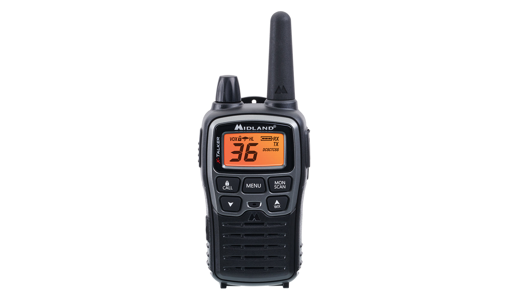 Midland X-TALKER, Pair of Radios with Batteries, DTC and USB Cable Charger [A]