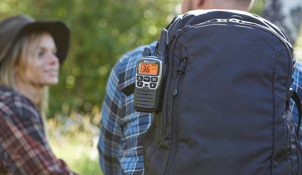 Midland X-TALKER, Pair of Radios with Batteries, DTC and USB Cable Charger [A]