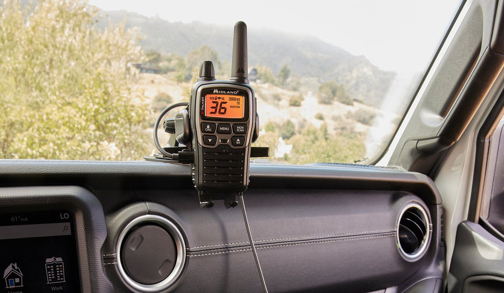 Midland X-TALKER, Pair of Radios with Batteries, DTC and USB Cable Charger [A]