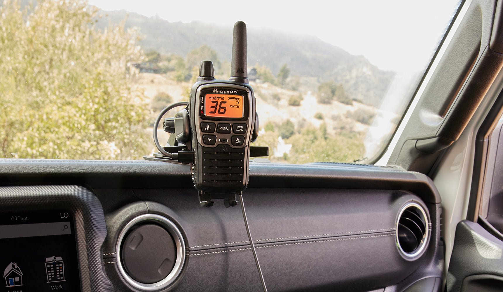 Midland X-TALKER, Pair of Radios with Batteries, DTC and USB Cable Charger [A]