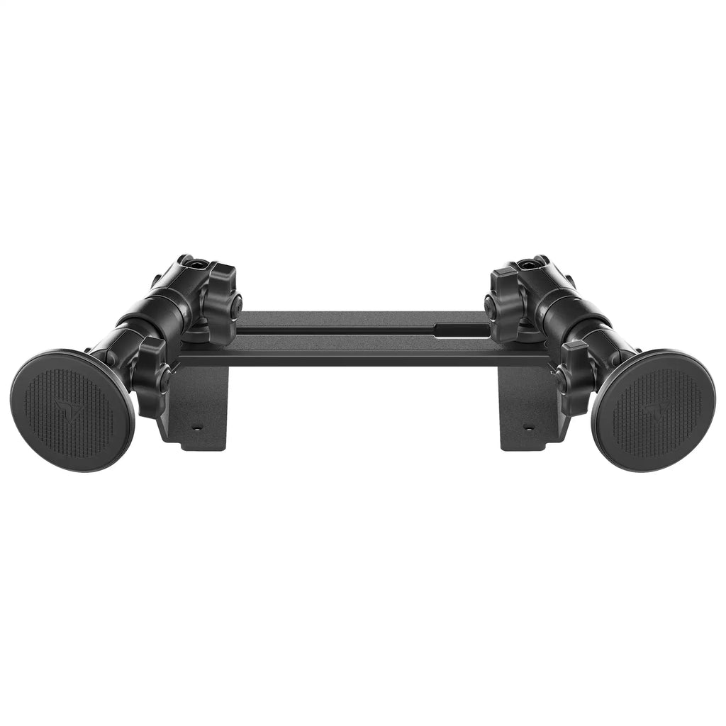 ‘15-‘20 Ford F-150, ‘17-‘22 Super Duty, ‘18-‘21 Expedition (See Compatibility Info For Year/Trim Details) Tackform Slim Track Dash Bracket With Dual MagSafe Phone Mounts